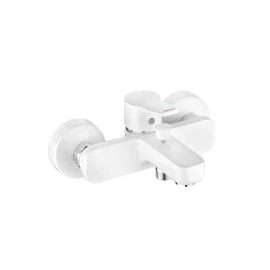 KLUDI Pure&Easy egykaros kádtöltő- és zuhanycsap, fehér/króm 376819165