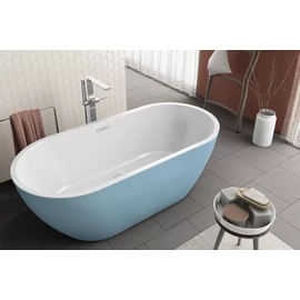 Kolpa San Dalia-FS 170x80 Kék/Fehér akril szabadon álló fürdőkád 561780