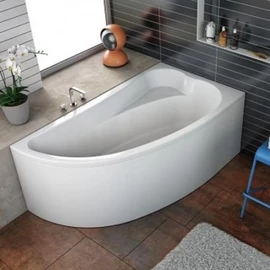 Kolpa-San Calando-L 160x90/M-1 Beépíthető aszimmetrikus sarokkád vízmasszázs rendszerrel 571920 balos