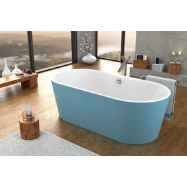 Kolpa-San Comodo-FS 185x90/MO BLUE/WH szabadon álló fürdőkád levegő masszázs rendszerrel 591730