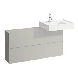 Laufen Oldal polc egy ajtóval és két polccal, mosdó jobbos, Kavics szürke H4082920336411