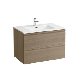 Laufen Mosdó alsószekrénnyel,fiókkal és finoman záródó mechanizmussal, Fényes tölgy H8609634791041