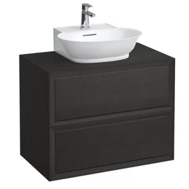 Laufen Fiók elem 800, 2 fiók, 816852 kézmosóhoz, Feketedett tölgy H4060140856281