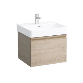 Laufen Alsószekrény és finoman záródó mechanizmussal, 810962 tip. mosdóhoz, 1 fiókkal, Fényes tölgy H4833510964791