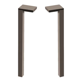 Laufen Opcionális láb készlet (2 db), magasság 275 mm, Sötétbarna alumínium H4112201601061