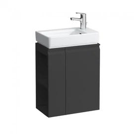 Laufen Alsószekrény, jobbos ajtó zsanérral, balos polcok aszimmetrikus jobbos 815954 tip. mosdóhoz, Fényes tölgy H4830020954791