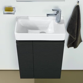 Laufen Alsószekrény, jobbos ajtó zsanérral, balos polcok aszimmetrikus jobbos 815954 tip. mosdóhoz, Grafit H4830020954801