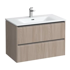 Laufen Kombi csomag 80 cm, vékony mosdó alsószekrénnyel, 2 fiókkal, fiók rendezővel együtt. , Traffic Grey H8617052661041