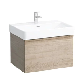 Laufen Alsószekrény és finoman záródó mechanizmussal, 810964 tip. mosdóhoz, 1 fiókkal, Fényes tölgy H4834210964791