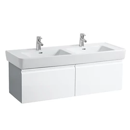 Laufen Alsószekrény, 2 fiókkal, 814967 tip. mosdóhoz, Fehér H4830810954631