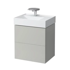 Laufen Alsószekrény két fiókkal, fiókelosztóval, jobb polcos 810334 mosdóhoz, Kavics szürke H4075580336411