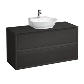 Laufen Fiók elem 1200, 2 fiók, 816852 kézmosóhoz, Feketedett tölgy H4060240856281