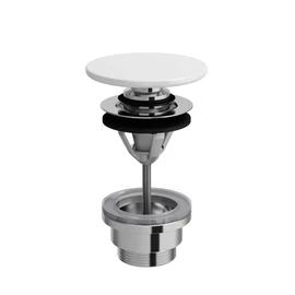 Laufen Click-Clack fehér lefolyószelep kerámia szeleptakaróval H8981920000001