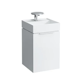 Laufen Kézmosó, speciális rejtett lefolyóval túlfolyónyílás nélkül, csaplyuk nélkül , Fehér LCC bevonattal H8153314001121