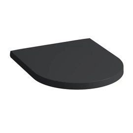 Laufen WC ülőke és fedél, levehető, lecsapodásgátló rendszerrel, kör alakú ülőkével, Fekete matt H8913337160001