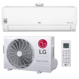 LG Dual Cool&amp;Pure AP12RK oldalfali split klíma (3.5 kW)