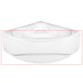 M-Acryl Rita 150x150 cm sarokkádhoz előlap 12200