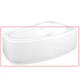 M-Acryl Liza 150 cm aszimmetrikus kádhoz előlap, jobbos 12212