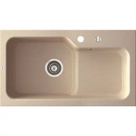 Marmorin AKO egymedencés gránit mosogató, csepegtetővel, bézs 711 113 001