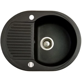 Marmorin DURO egymedencés gránit mosogató, csepegtetővel, fekete 130 133 002