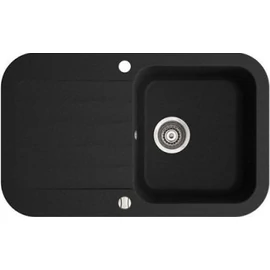 Marmorin IGNIS kétmedencés gránit mosogató, fekete 435 203 002