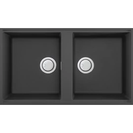 ELLECI Best 450 munkalap alá szerelhető mosogató LGB45059BSO