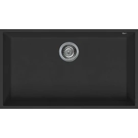 ELLECI Quadra 130 munkalap alá szerelhető mosogató LGQ13040BSO