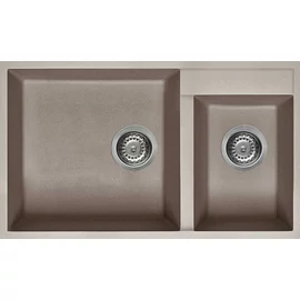 ELLECI Quadra 440 munkalap alá szerelhető mosogató LGQ44043BSO