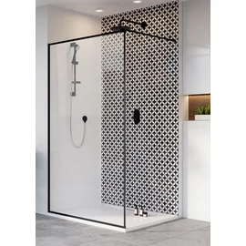 Radaway Modo New Black II Frame Walk-in fekete zuhanyfal 110 cm 389114-54-56