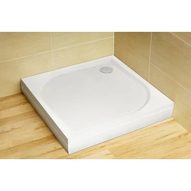 Radaway Paros C szögletes öntöttmárvány zuhanytálca (beépíthető, 80x80 cm, #MBC8080-03-1)