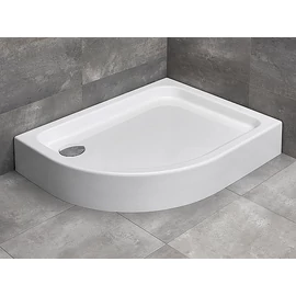 Radaway Laros E 100x80 íves, aszimmetrikus, jobbos zuhanytálca (SLE81017-01R)