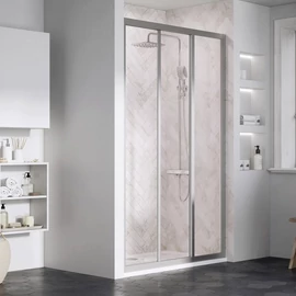 Ravak Supernova zuhanyajtó ASDP3-110 szatén+grape üveg 00VD0UR2ZG