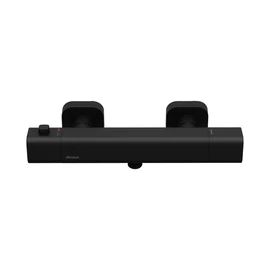 Ravak TD F 032.20/150 0° free black, termosztátos zuhanycsaptelep szett nélkül X070154
