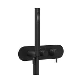 Ravak ES 065.20BLM.O2.RB07D.+S Falba süllyesztett csaptelep szettel, kétutas, belső egység nélkül - Black Matt X070287