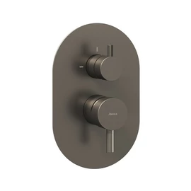 Ravak ES 065.20GB.O2.RB07E Falba süllyesztett csaptelep, kétutas, belső egység nélkül - Graphite Brushed X070325