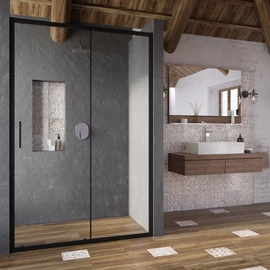 Ravak Blix Slim Zuhanyajtó BLSDP2-120 fekete +Transparent X0PMG0300Z1