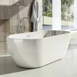 Ravak Akrilkád FREEDOM O 1690x800 fehér/fekete szabadonálló, túlfolyóval XC00100032