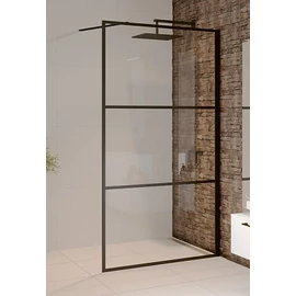 Riho Grid GB400 120 cm zuhanyfal, fekete GB4120000