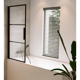 Riho Grid GB501 80 cm kádparaván, fekete balos GBB5080001