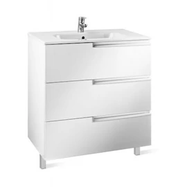 Roca Unik Victoria-N Family alsószekrény és mosdó (800) Magasfényű fehér - A855837806