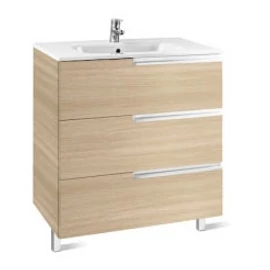 Roca Unik Victoria-N Family alsószekrény és mosdó (600) Tölgy - A855839155