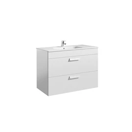 Roca Unik Debba Standard mosdószekrény 2 fiókkal és mosdóval (1000) Fehér - A855970806