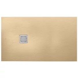 Roca Terran műgyanta zuhanytálca, csúszásgátló felülettel 1000 x 700 x 26 Krémszínű - AP013E82BC01500