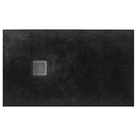 Roca Terran műgyanta zuhanytálca, csúszásgátló felülettel 1000 x 800 x 26 Fekete - AP013E832001400