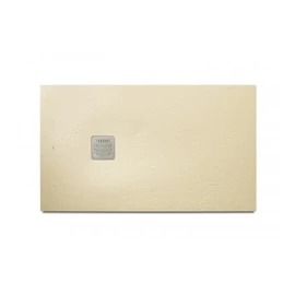 Roca Terran King Size műgyanta zuhanytálca, kerettel, csúszásgátló felülettel 2000 x 1000 x 31 Krémszínű - AP017D03E801500