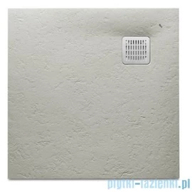 Roca Terran extra lapos műgyanta zuhanytálca, csúszásgátló felülettel 900 x 900 x 26 Cement - AP0338438401300