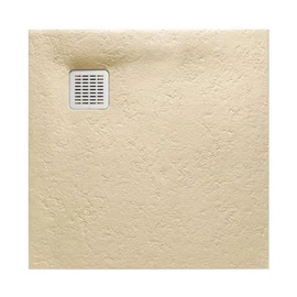 Roca Terran extra lapos műgyanta zuhanytálca, csúszásgátló felülettel 900 x 900 x 26 Krémszínű - AP0338438401500