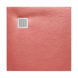 Roca Terran extra lapos műgyanta zuhanytálca, csúszásgátló felülettel 900 x 900 x 26 Coral - AP0338438401730