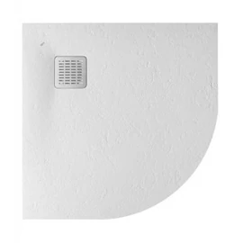 Roca Terran extra lapos íves műgyanta zuhanytálca, csúszásgátló felülettel 900 x 900 x 28 Fehér - AP10538438401100