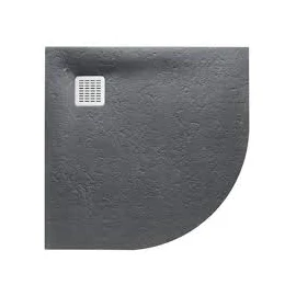 Roca Terran extra lapos íves műgyanta zuhanytálca, csúszásgátló felülettel 900 x 900 x 28 Pizzara - AP10538438401200